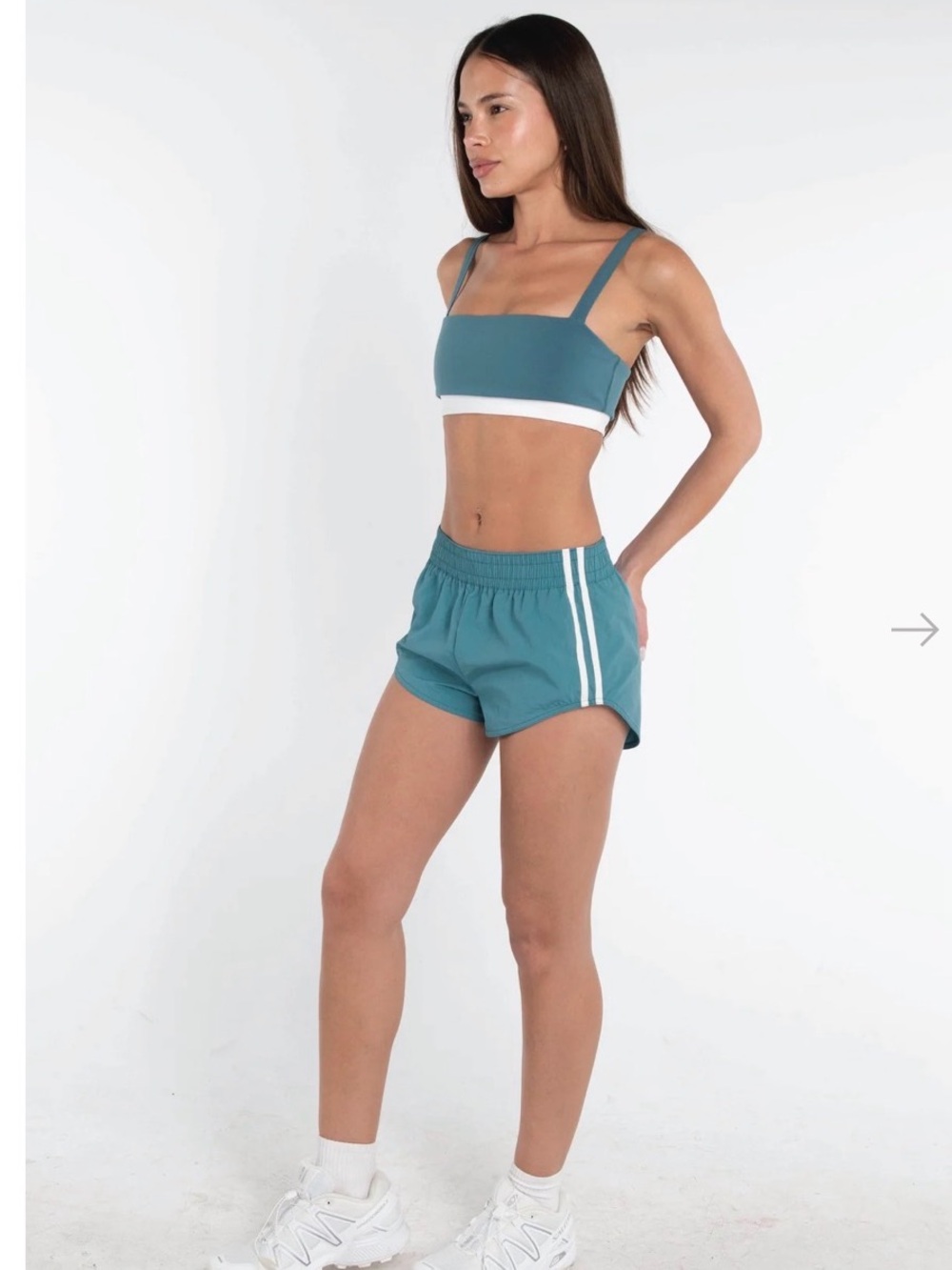 FORM - Fold Over bra (XS) & Nylon Shorts (S)